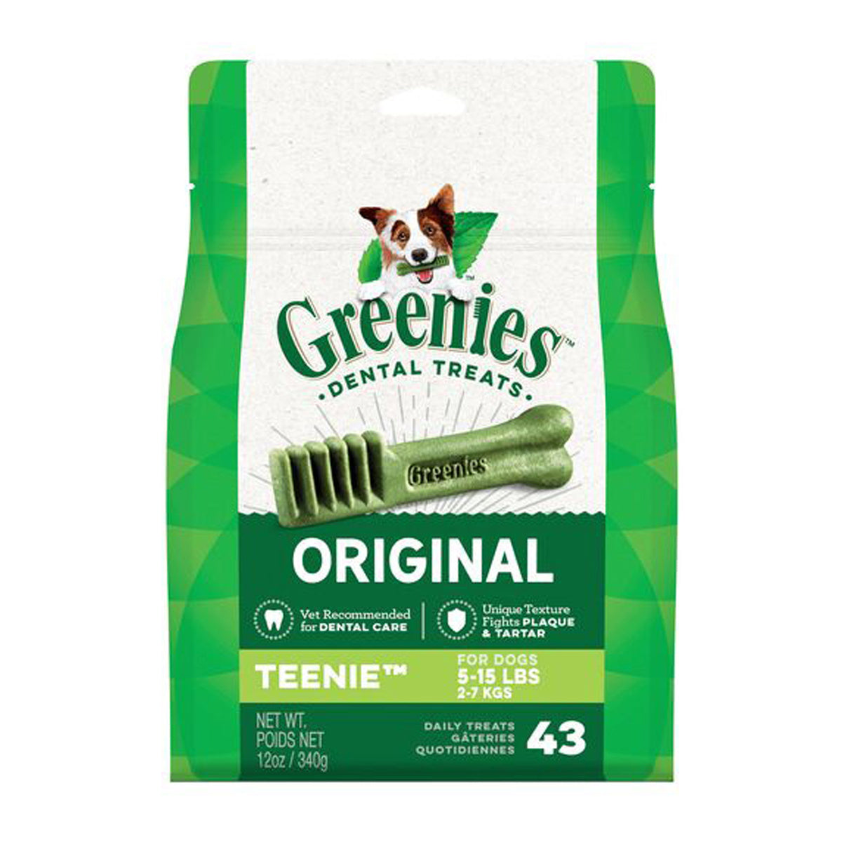 Greenies Teenie Dog Treat Pack 340g