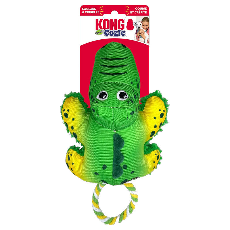 Kong Cozie Tuggz Alligator Plush Toy