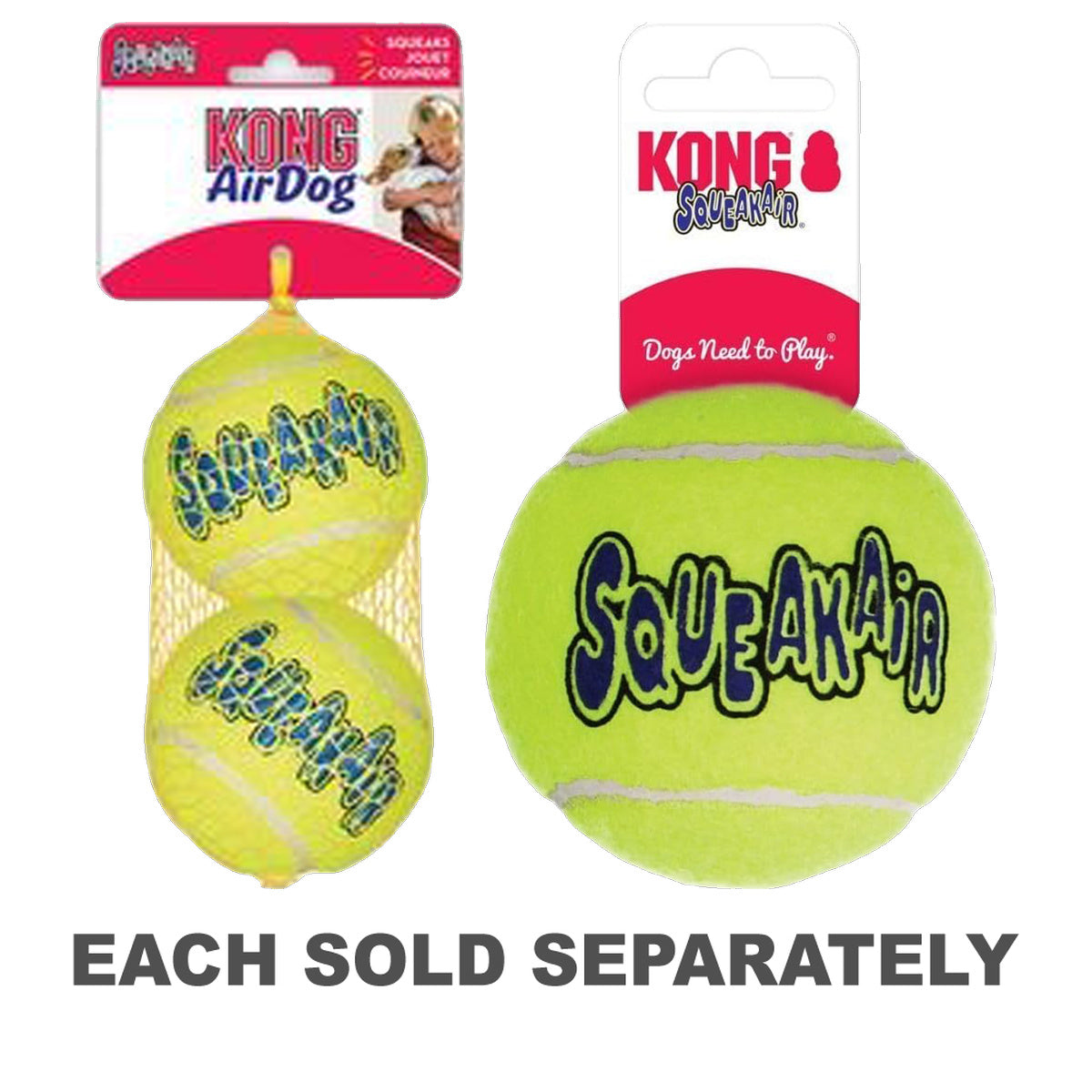 Kong Airdog Squeaker Balls (Large)