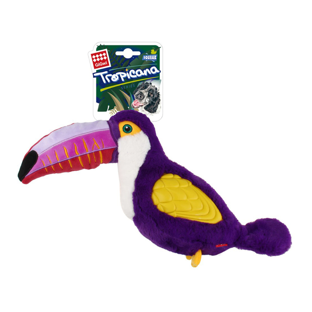 Gigwi Tropicana Toucan Dog Toy