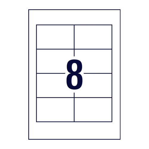 Avery L7418 Badge Refill 8Up 25pk