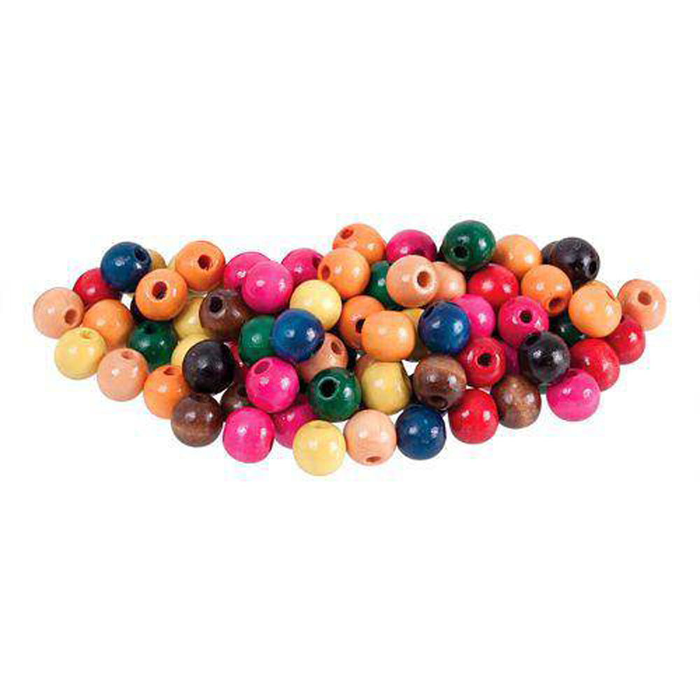 Round Wooden Beads 12mm 100pk