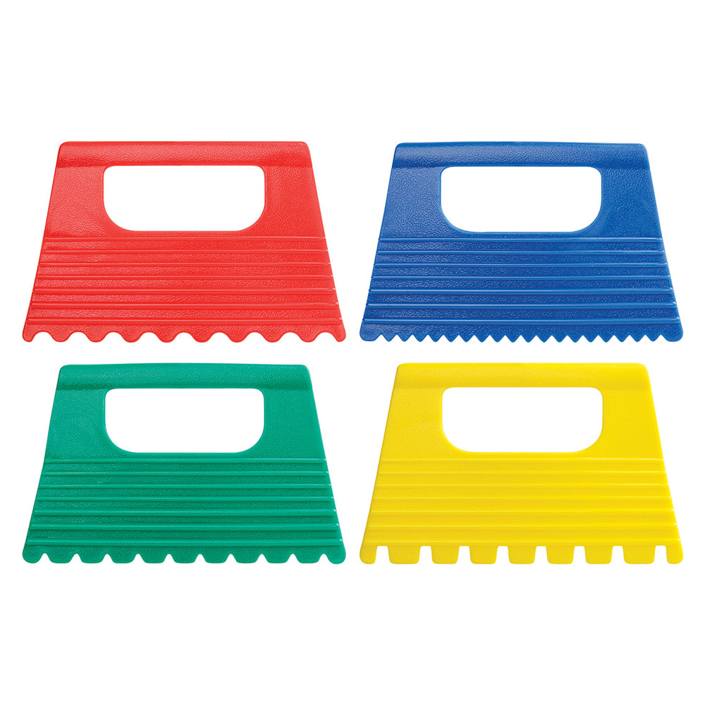 Paint Pattern Scrapers 4pcs