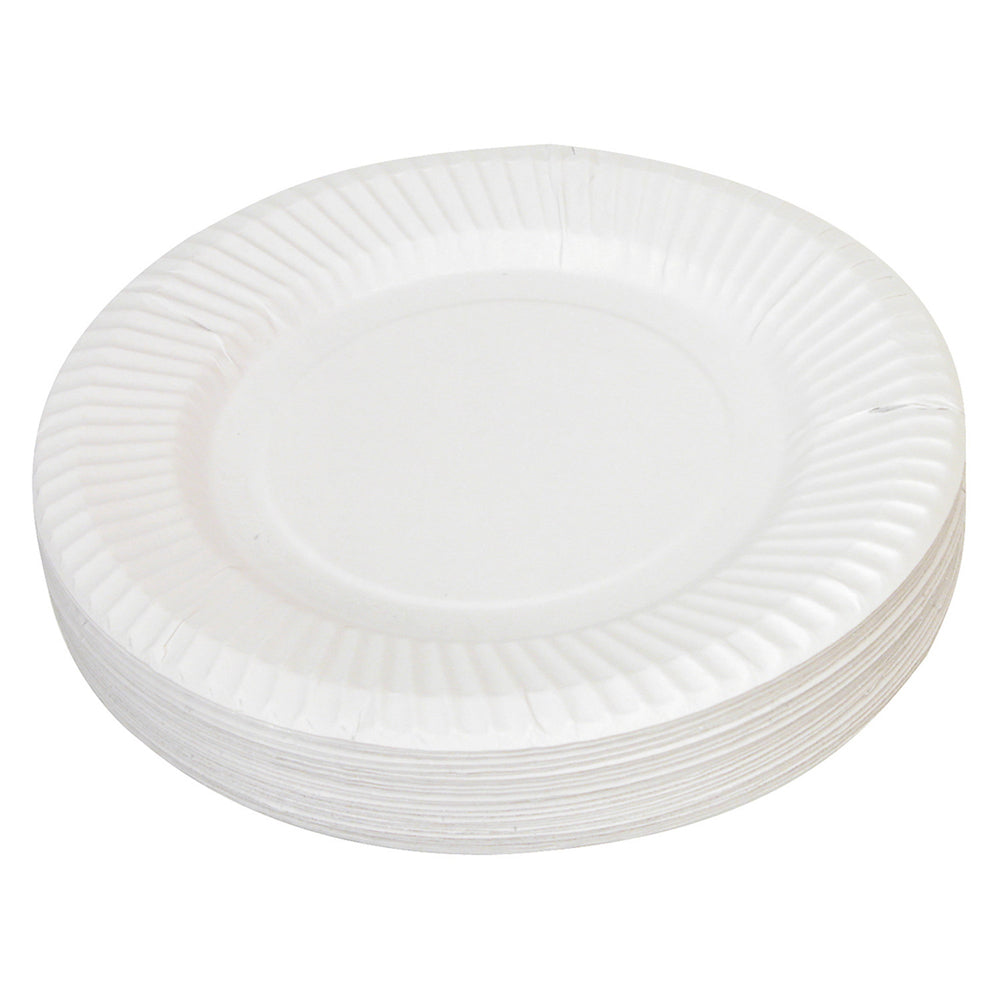 Creative School Supply Paper Plate 50pcs (White)