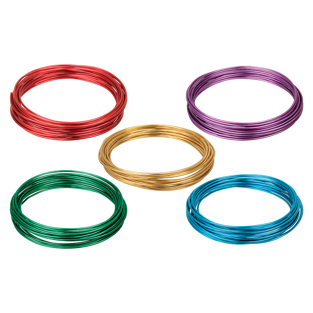 Craft Coloured Wire 2mm 5pcs