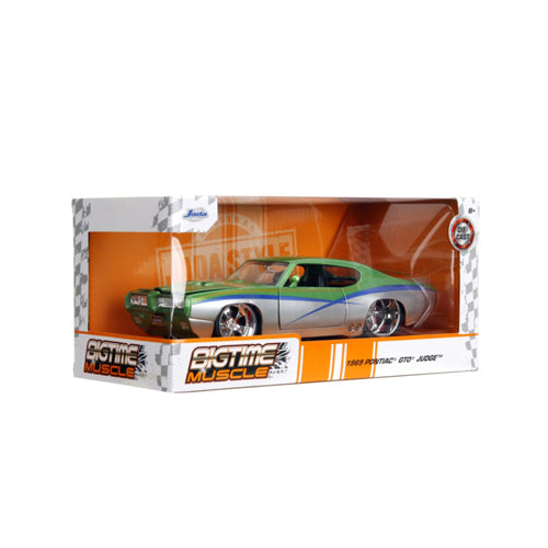 Big Time Muscle 1969 Pontiac GTO Judge 1:24 Scale Vehicle