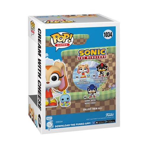 Sonic the Hedgehog Cream with Cheese Pop! Vinyl