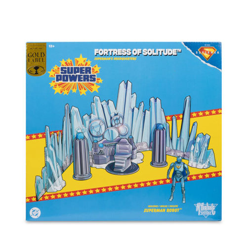 Fortress of Solitude w/ Superman Robot #4 Gold Label Playset