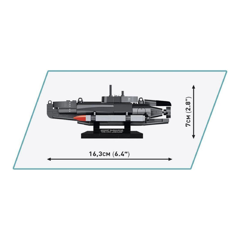 World War 2 U-Boat XXVII "Seehund" (181 Piece Kit)
