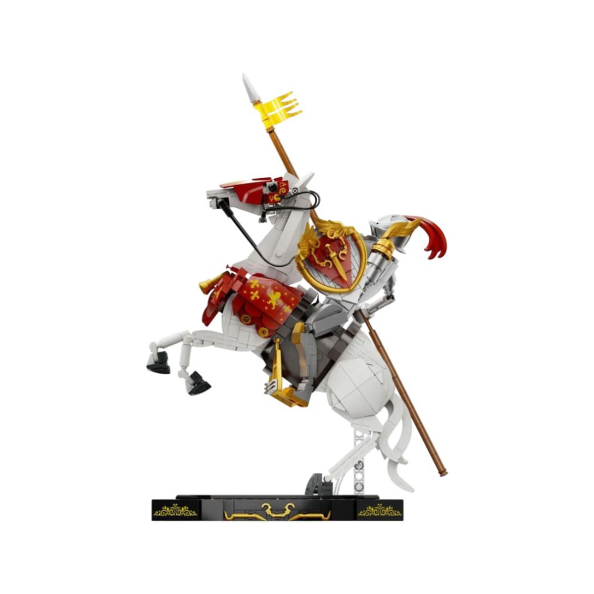 Warrior Series Medieval Knight on Horse Construction Set