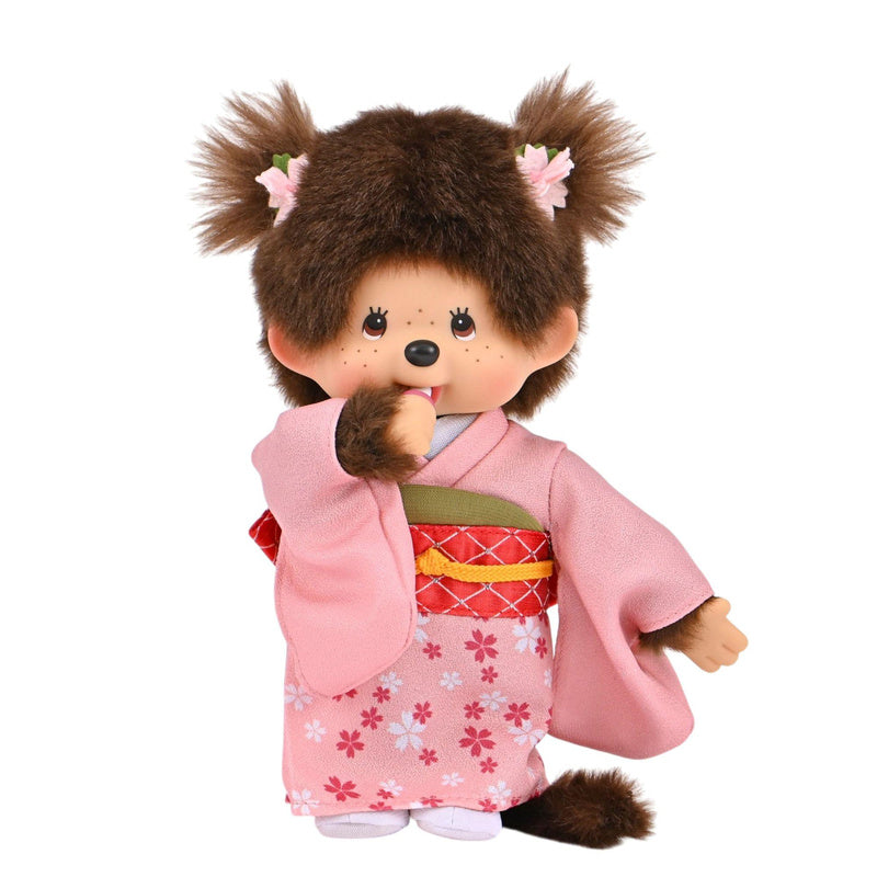Monchhichi Sakura Kimono Girl Plush Doll