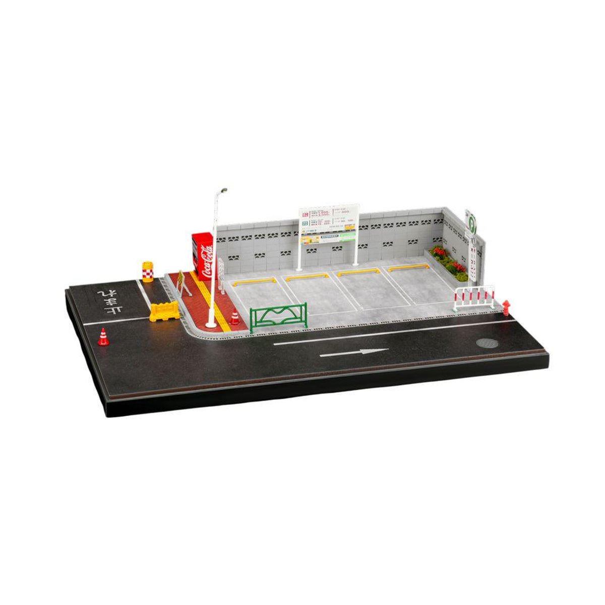 1:64 Japanese Style Parking Lot Scene Large Size Miniature