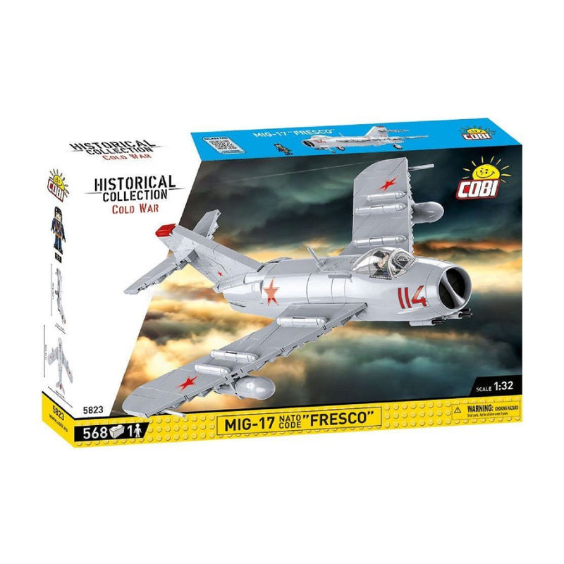 Cold War MiG-17 NATO Code "Fresco" (568 Piece Kit)