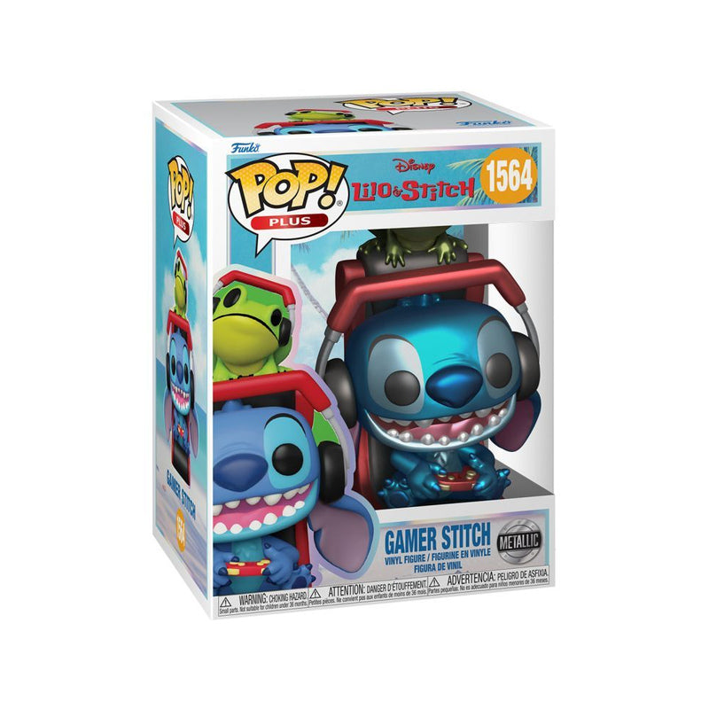 Lilo & Stitch Gamer Stitch (Metallic) Pop! Vinyl