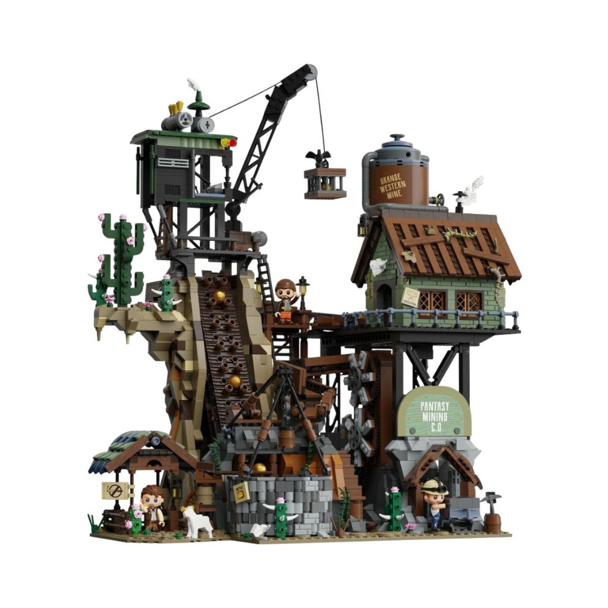 Retro Series Western Mine Construction Set (2990 Pieces)