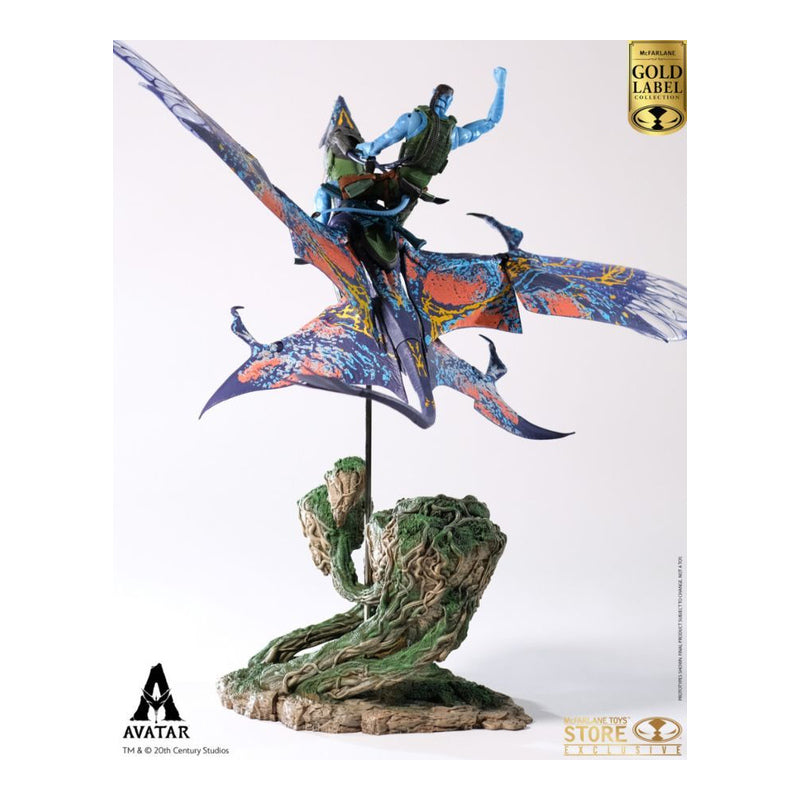 Avatar Quaritch & Banshee Gold Label Figure SDCC