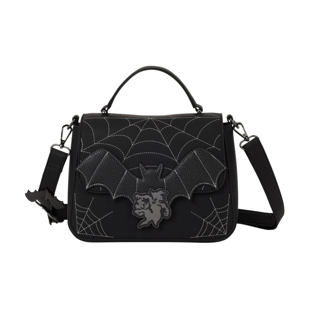 Disney Mickey & Minnie Spiderweb and Bats Crossbody Bag