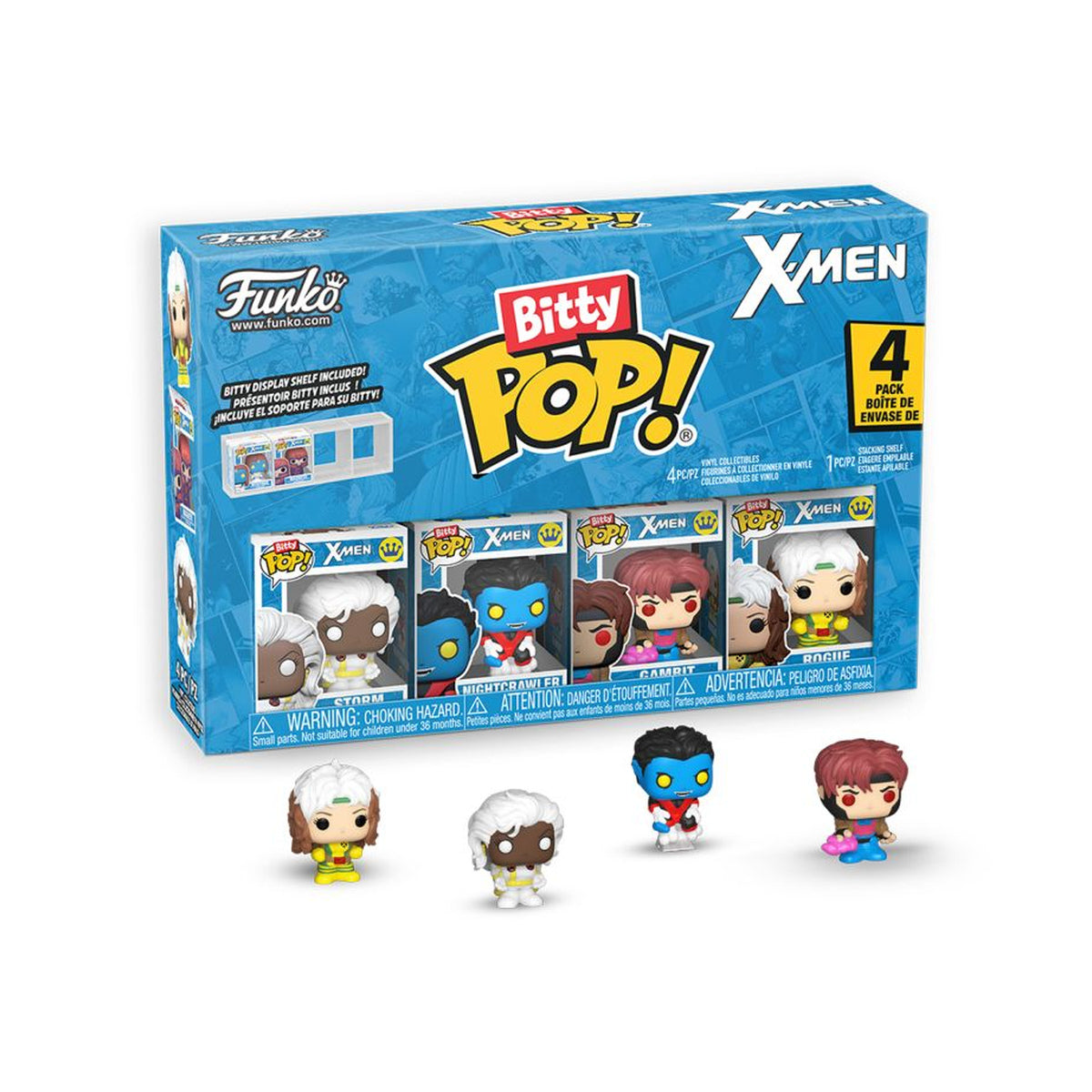 X-Men Gambit Bitty Pop! 4-Pack