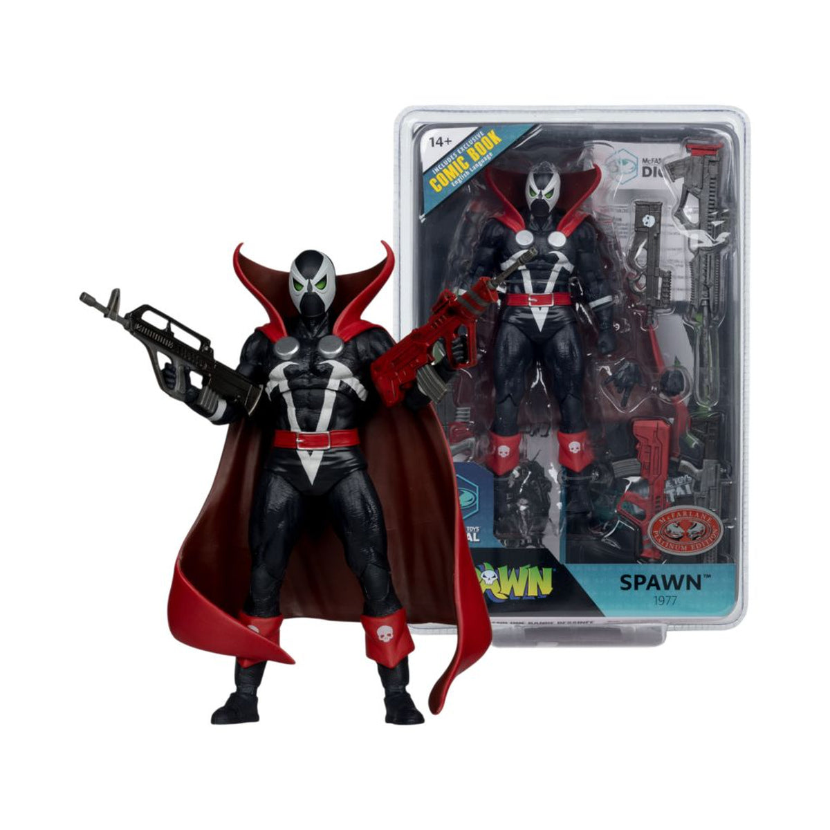 Spawn - 1977 Spawn (Variant) 7" Action Figure with Comic