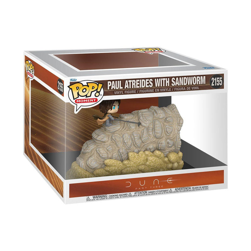 Dune 3 Paul Atreides with Sandworm Pop! Moment