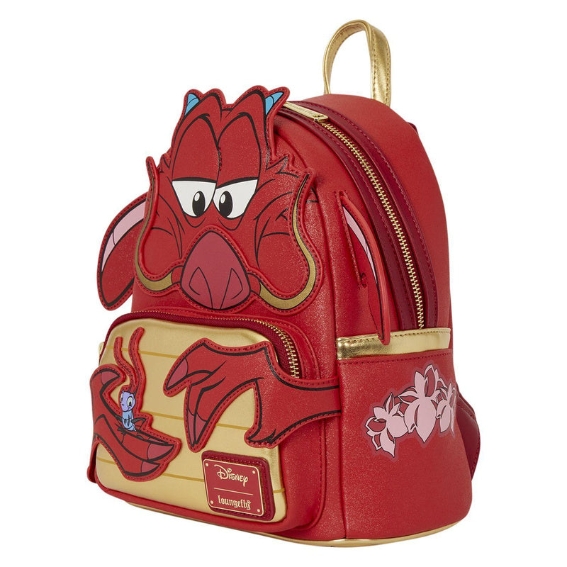 Mulan Mushu Glitter Cosplay Mini Backpack