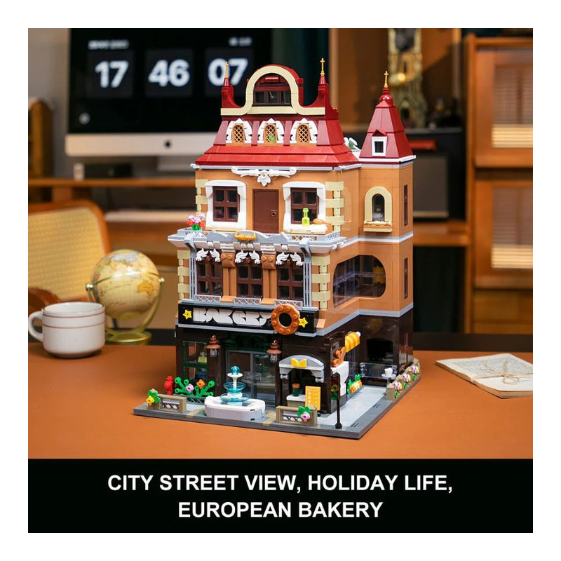 Retro Series Bakery Construction Set (2663 Piece Kit)