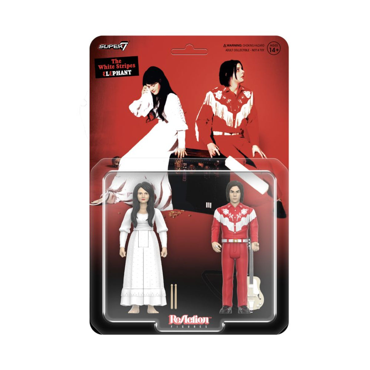 The White Stripes Elephant ReAction Figures 2 Pack
