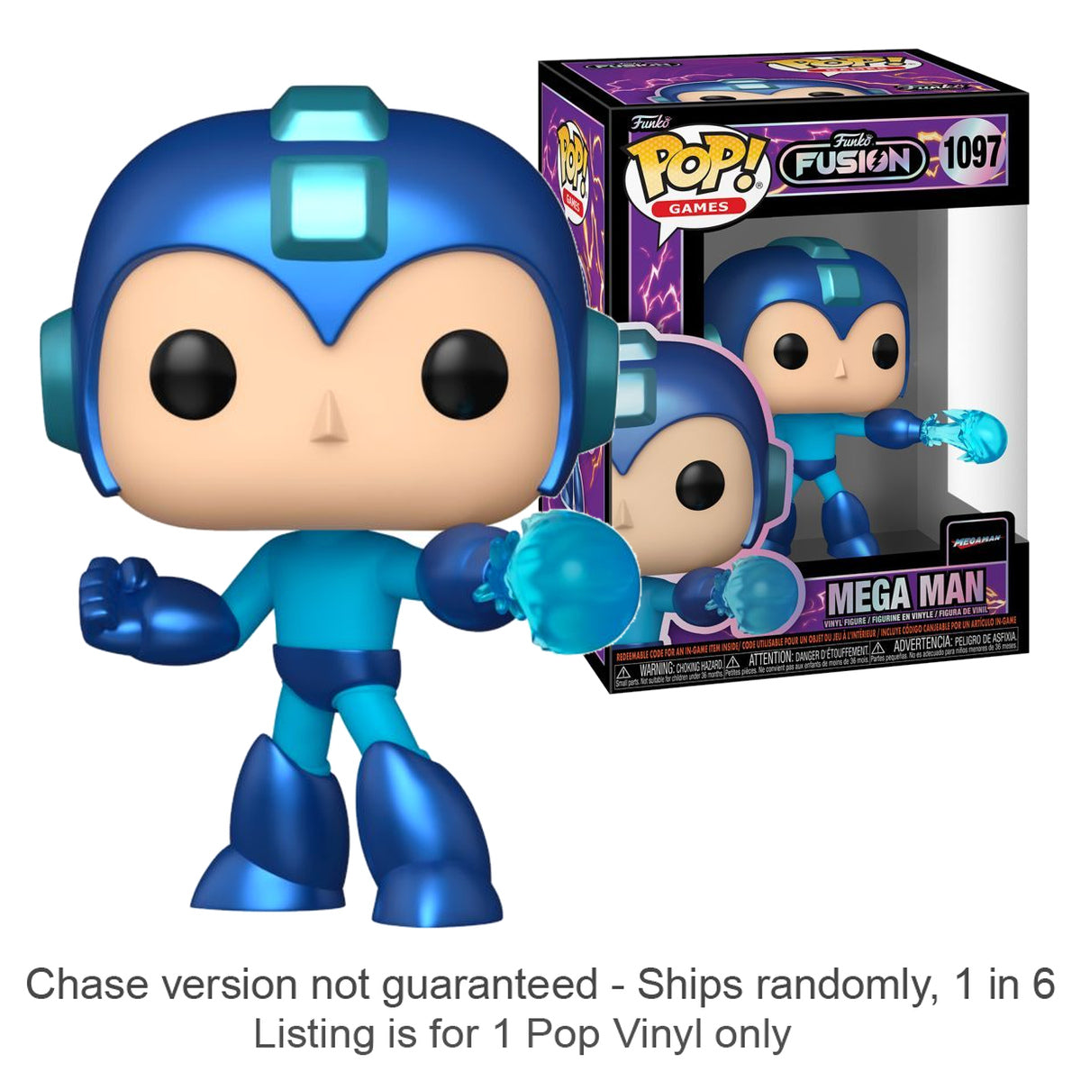 Funko Fusion Mega Man Pop! Vinyl (Chase Ships 1 in 6)