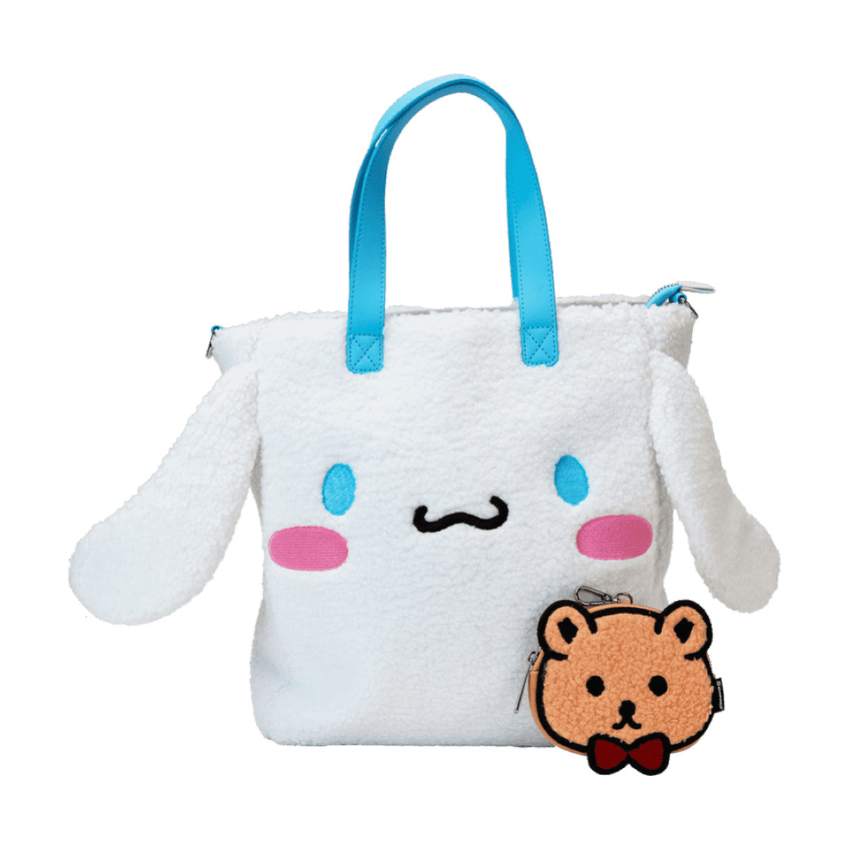 Hello Kitty Cinnamoroll Sherpa Tote Bag with Coin Bag