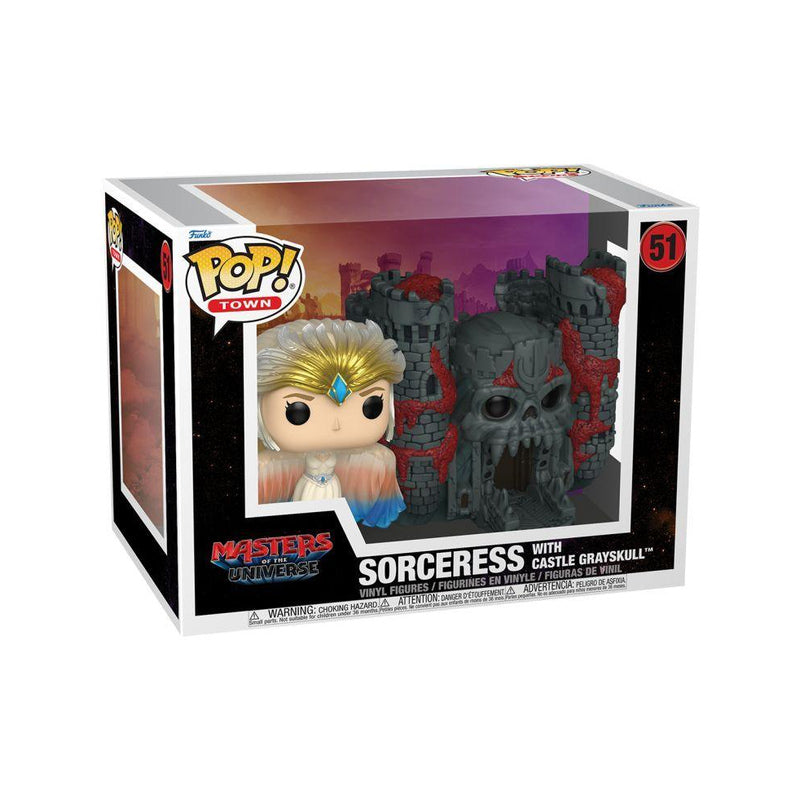 Masters of the Universe 2026 Sorceress w/ Castle Grayskull Pop! Town