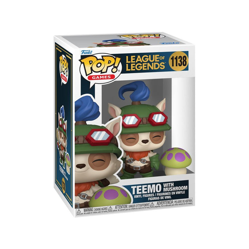 League of Legends Teemo with Mushroom Pop! Vinyl