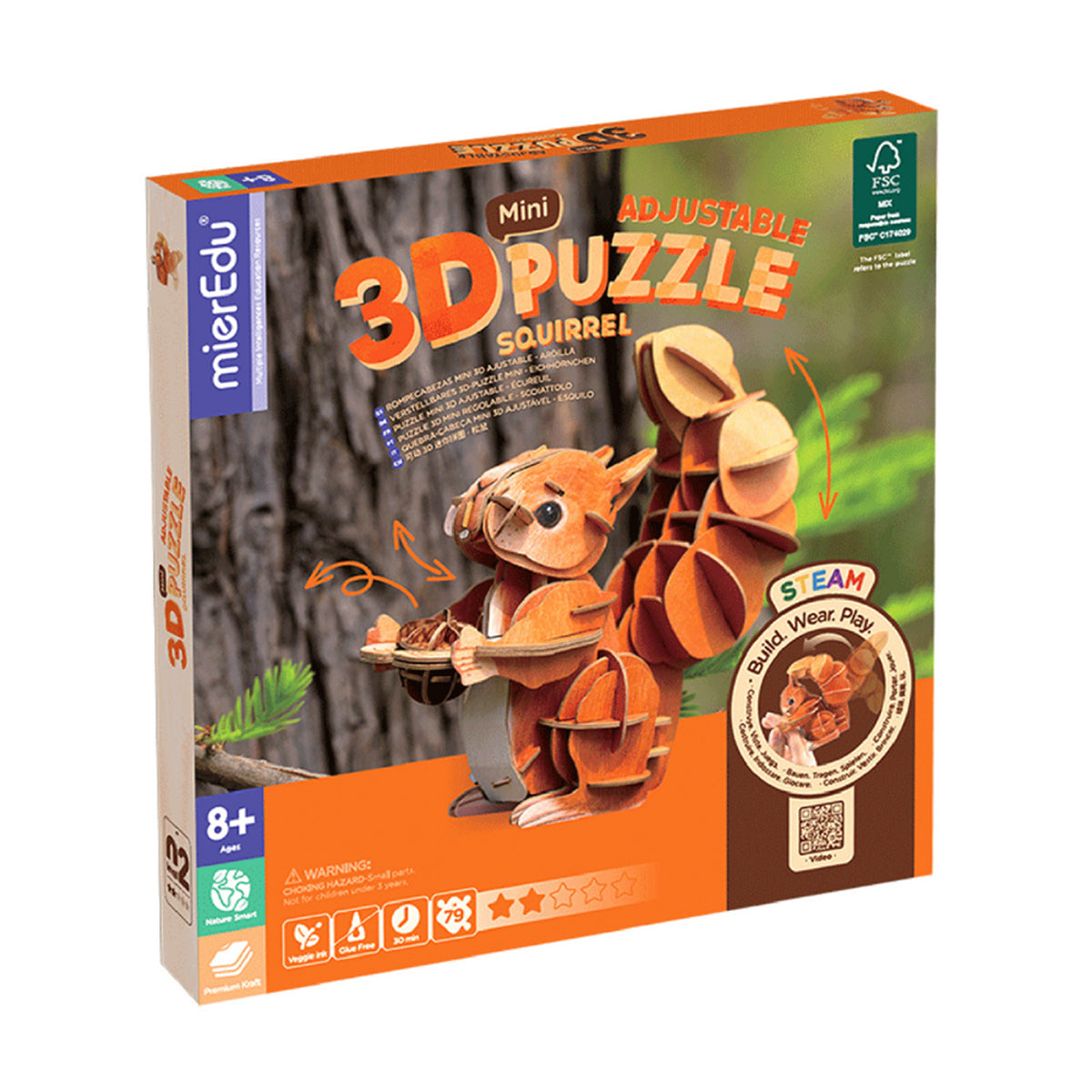 mierEdu Adjustable Mini 3D Puzzle