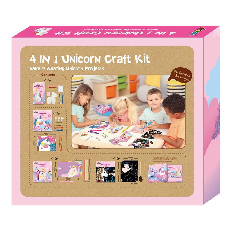 Avenir 4 in 1 Unicorn Craft Kit