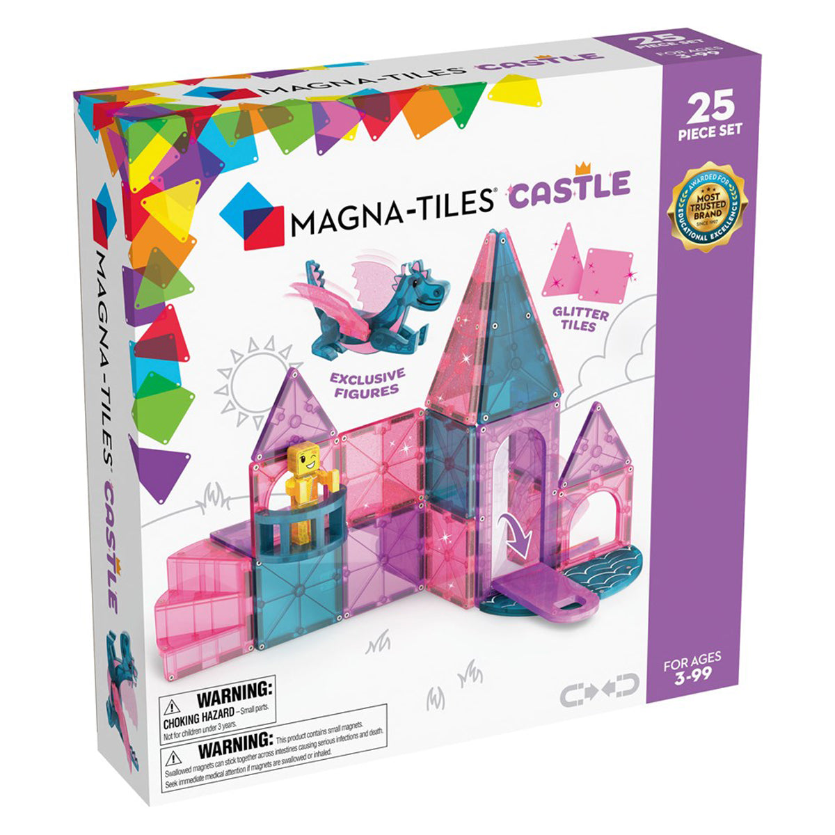 MAGNA-TILES Castle 25-Piece Set
