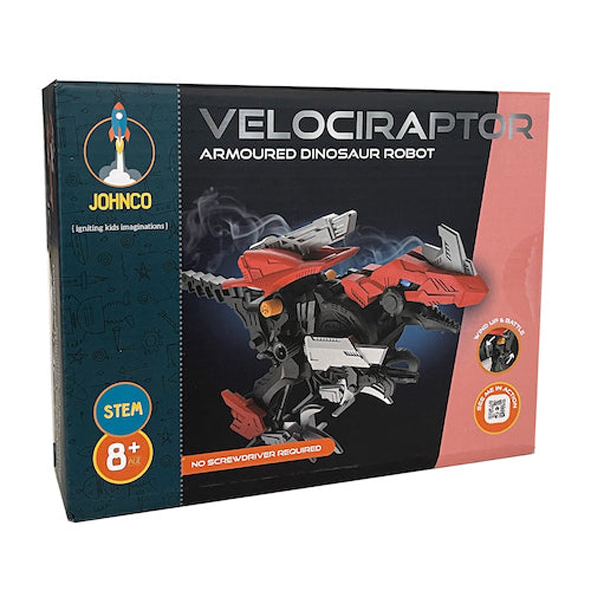 Johnco Armoured Dinosaur Robot