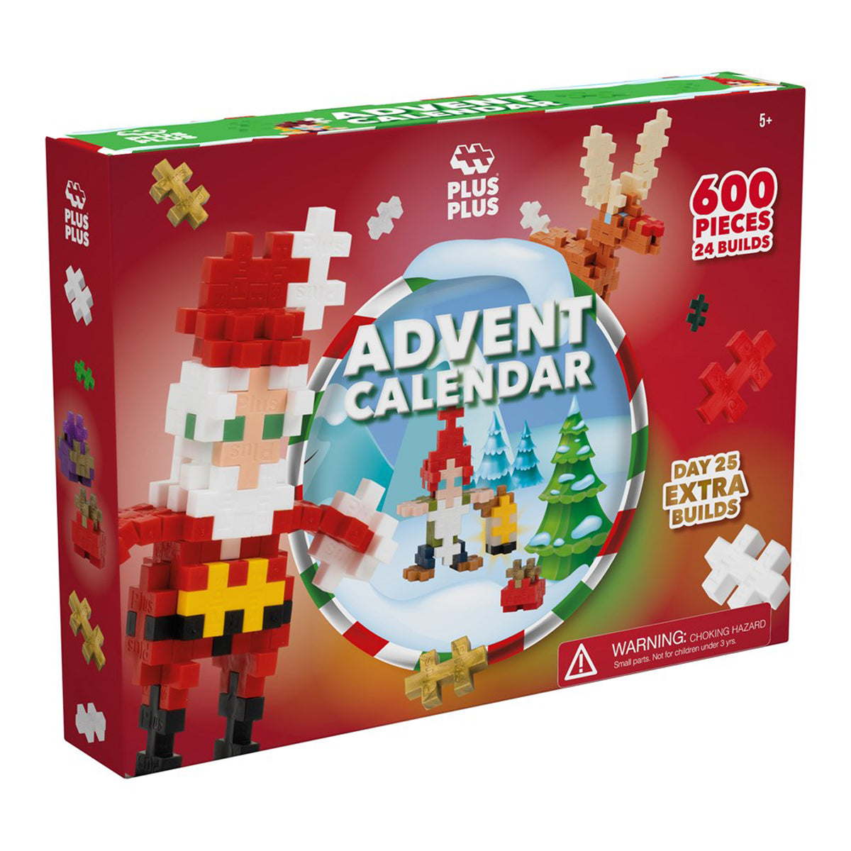 Plus-Plus Christmas Advent Calendar 600pcs