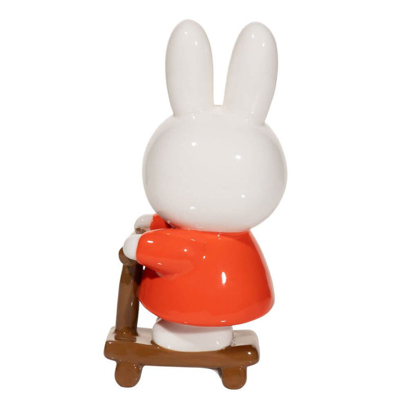 Miffy Riding Scooter Figurine
