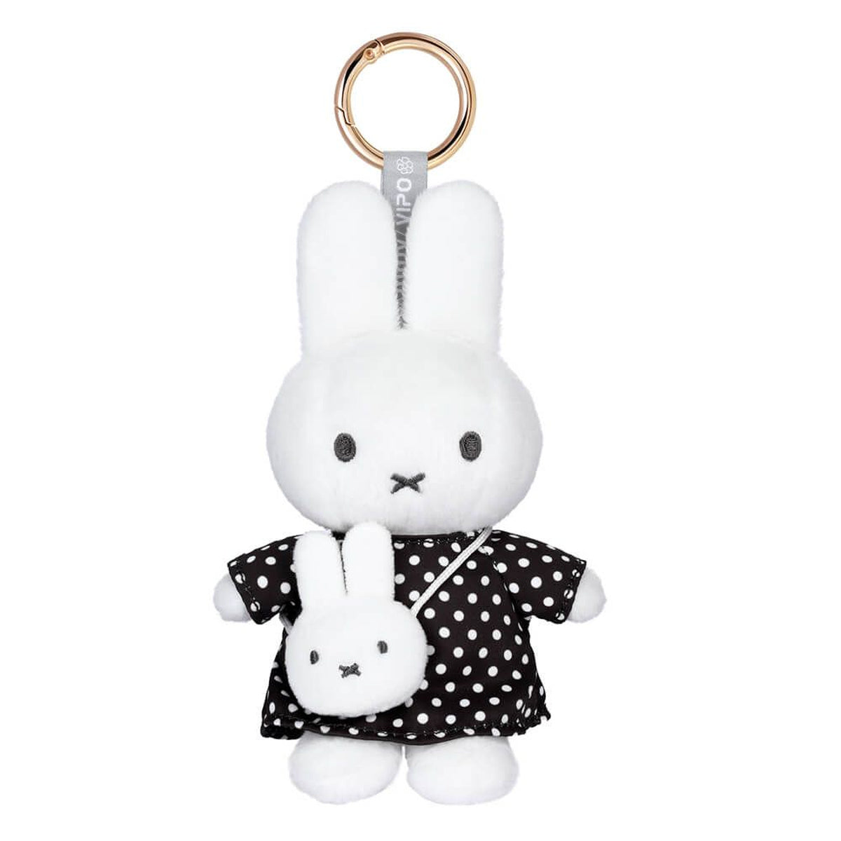 Miffy Black Dot Dress with Miffy Bag Keyring