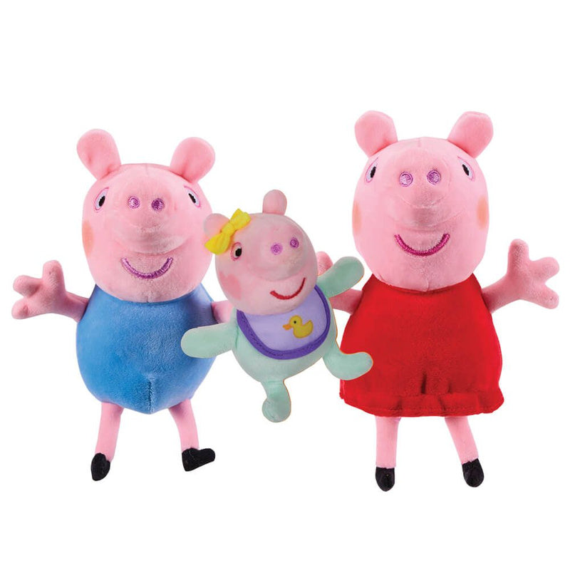 Peppa Pig Plush Trio (Peppa, George & Baby Evie)
