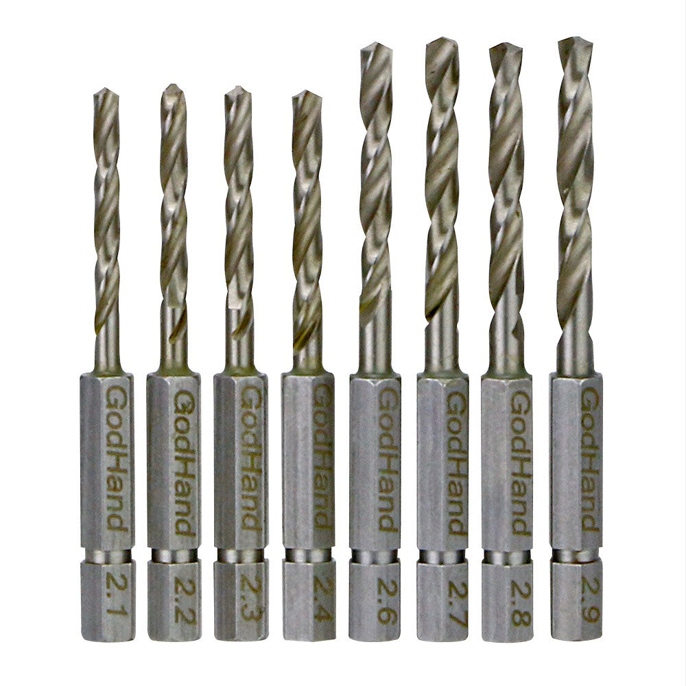 Godhand Quick Attachable Drill Bit Set 8pcs