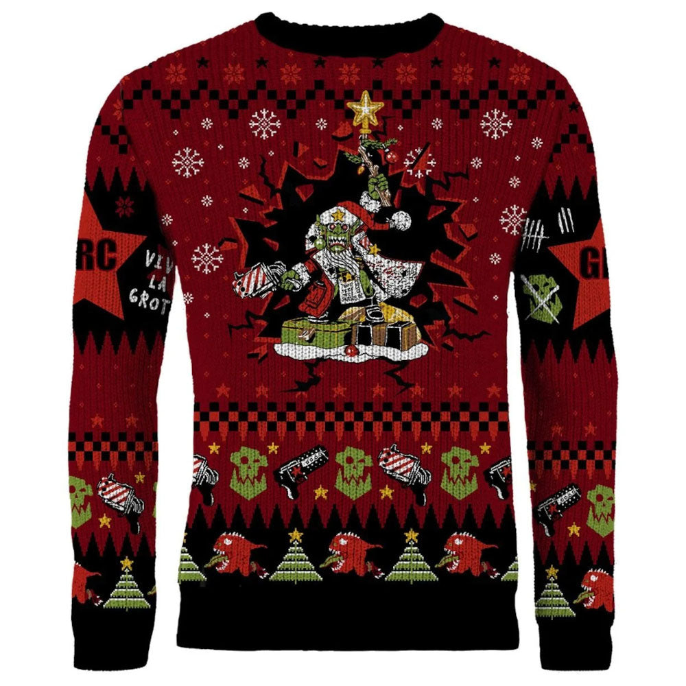 Warhammer 40000 Red Gobbo Xmas Jumper (Extra Large)