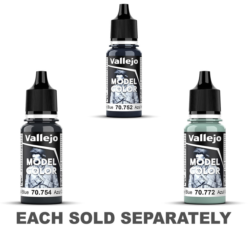 Vallejo Model Colour Acrylic Paint 18mL (Blue)