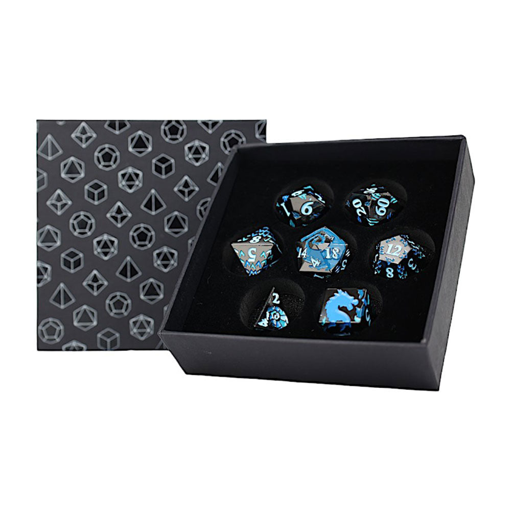 LPG Inscripted Dragon RPG Dice Set