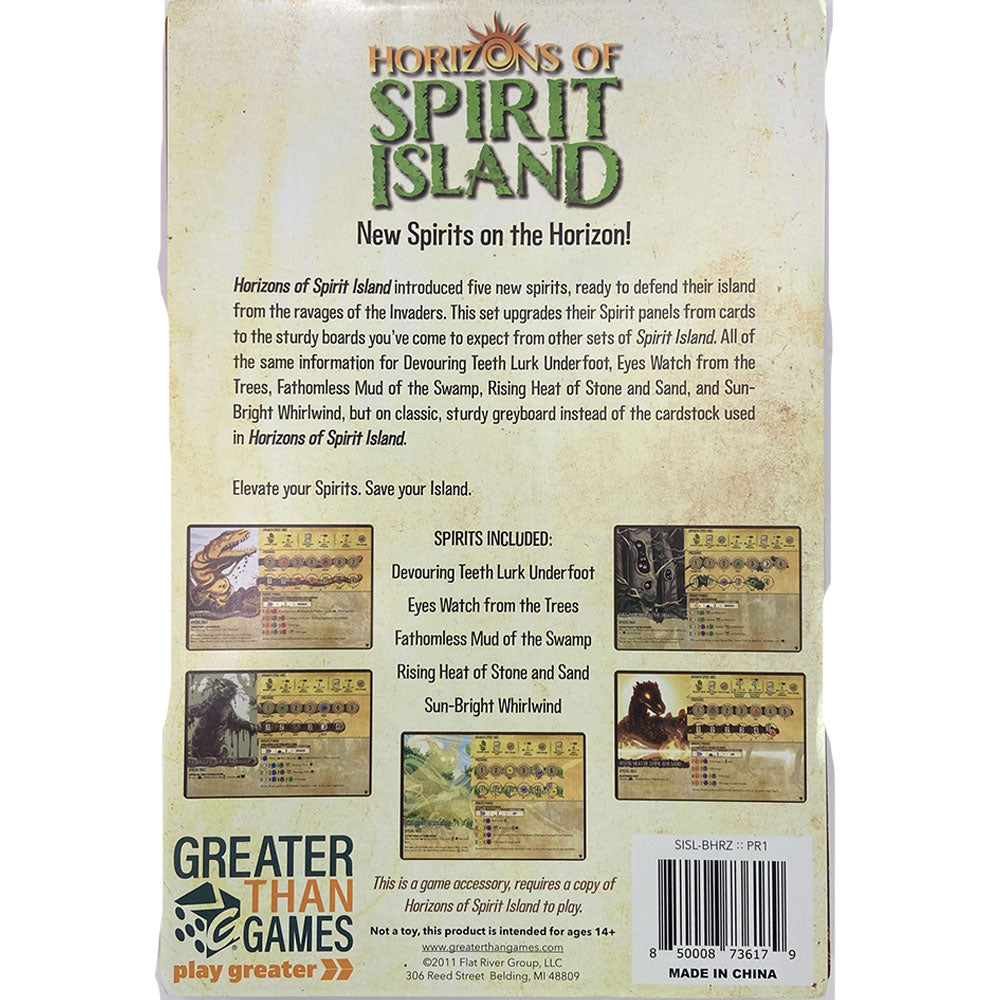 Horizons of Spirit Island Premium Punchboards