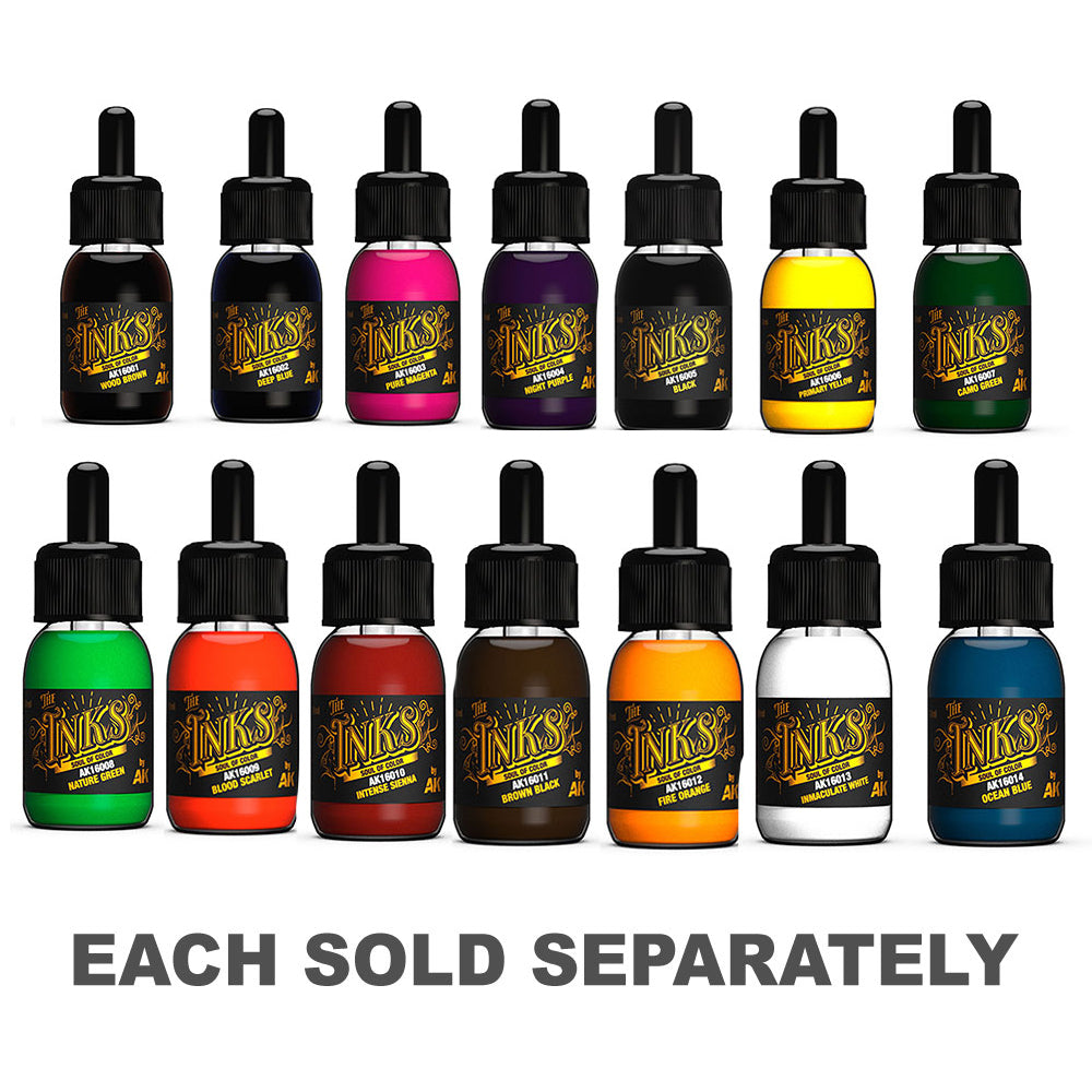 AK Interactive The Inks Acrylic Paint 30mL