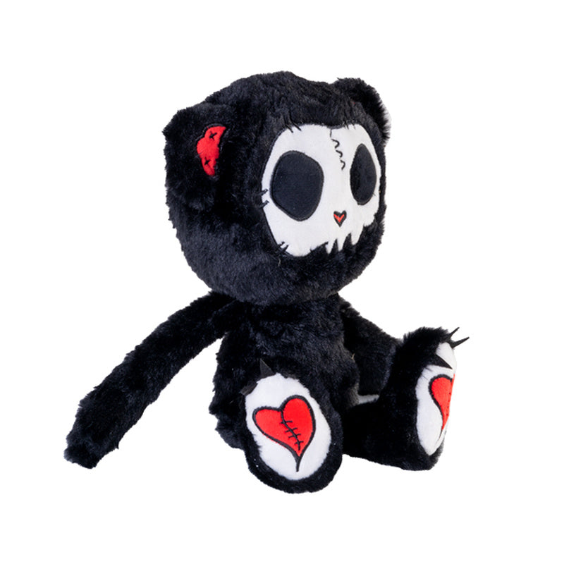 Gus Fink Black Grim the Stitch Bear Gooli Plush