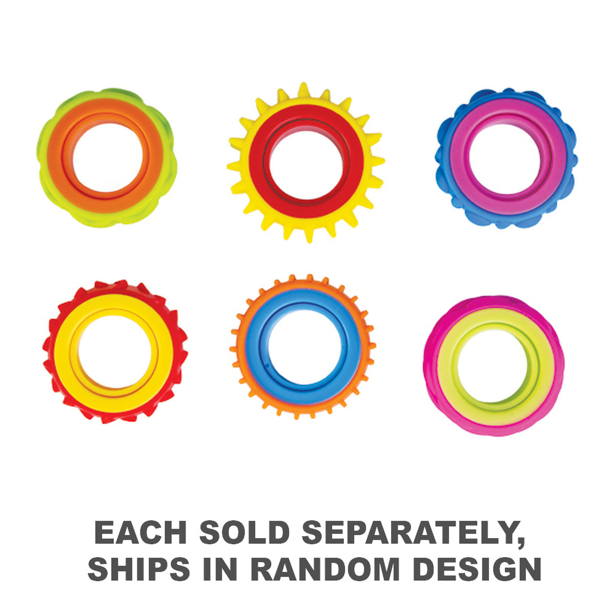 Silicone Rotating Fidget Ring (1pc Random)