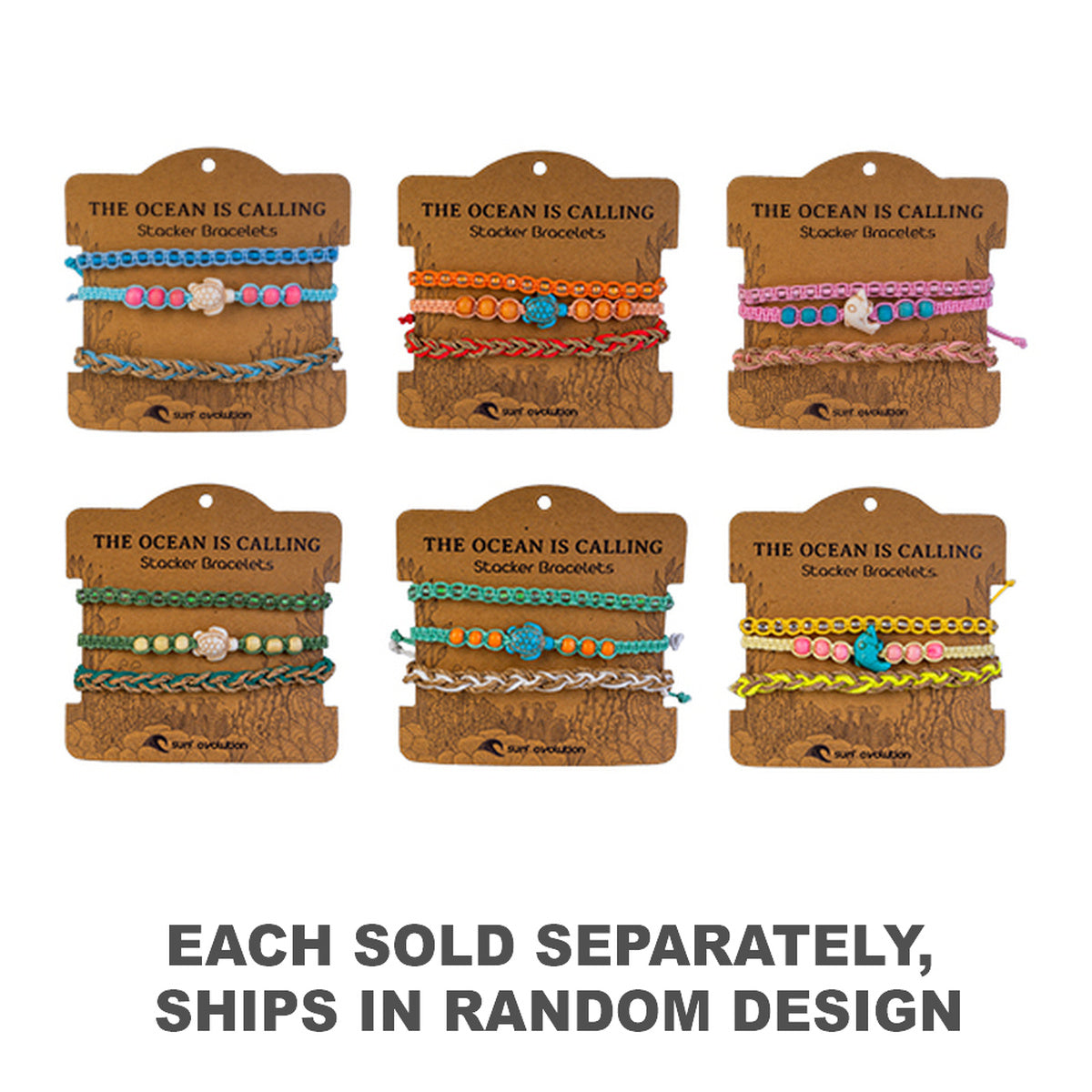 Ocean Calling Stacker Bracelet Set (1pc Random)