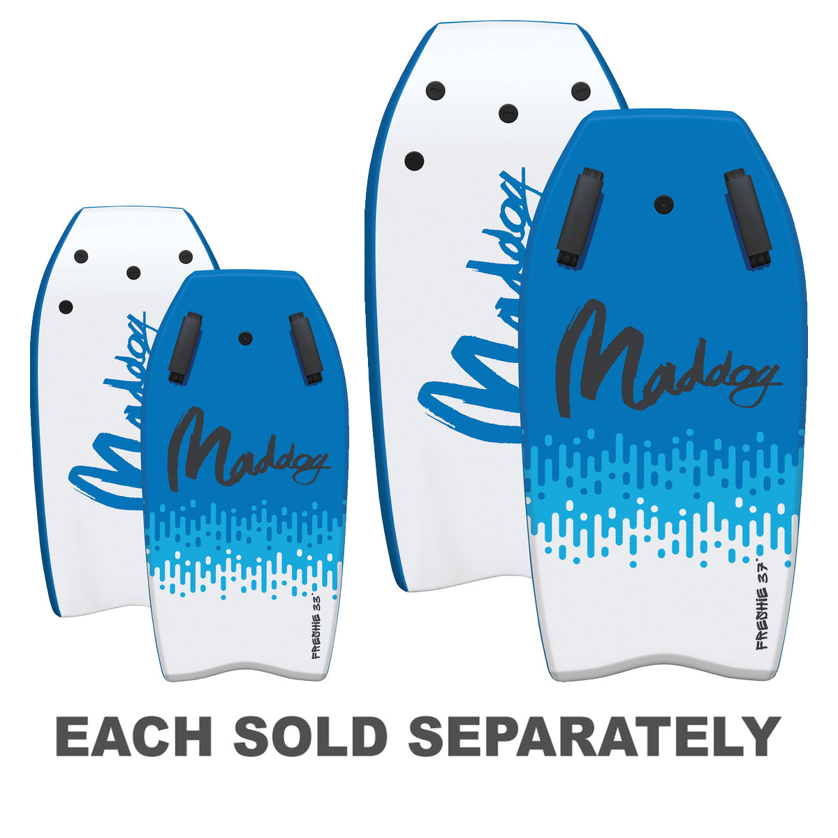 Maddog Freshie Bodyboard with Handles (Blue)