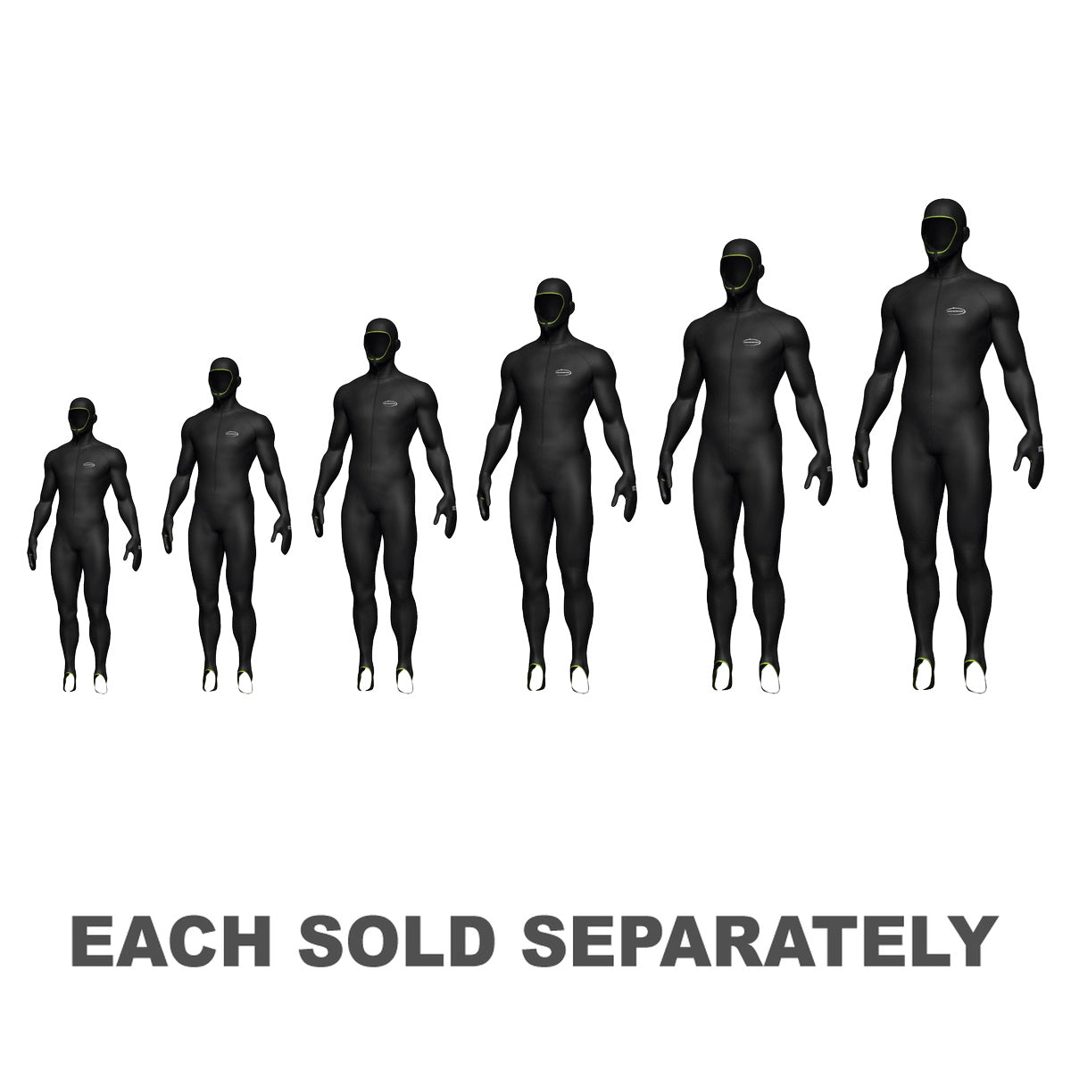 Adult Superstrong Lycra Protector Suit (Black)
